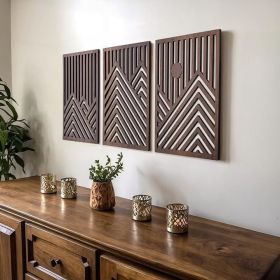 Modern Wood Wall Art Set Modern Wood Wall Art Set